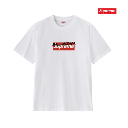 款号M176P40💰 Balenciaga巴黎世家联名supreme印花短袖 宽松版型 采用260克精梳棉双纱 从面料到辅料全部三标齐全跟足ZP 进口松井公司浆料印花绝不开裂 整件做法采用三针五 - view 6