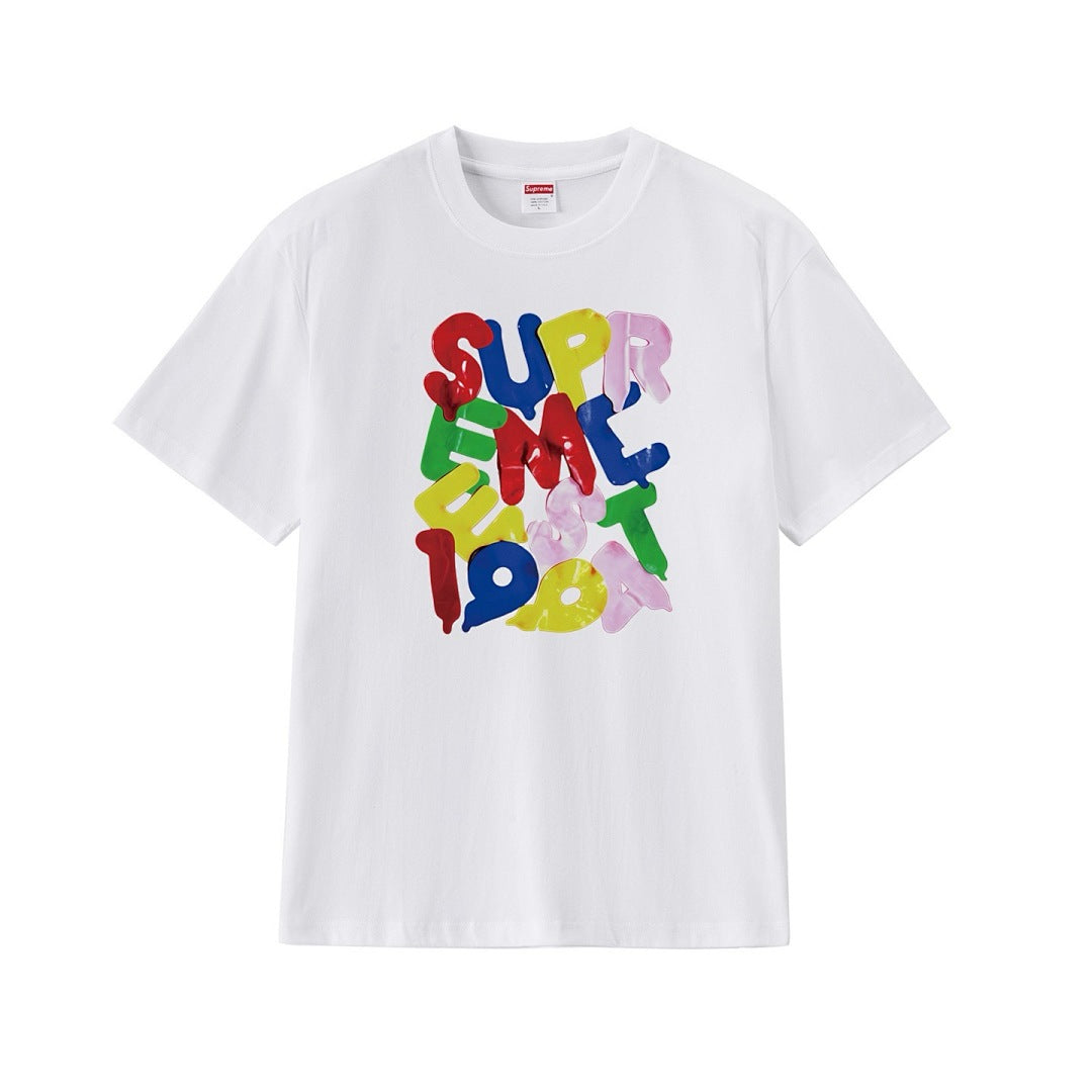 款号M184P40💰 Sup高版本Week 1 Balloons Tee 气球样式Logo圆领短袖T恤 宽松版型 采用260克精梳棉双纱 从面料到辅料全部三标齐全跟足ZP 进口松井公司浆料印花绝不开 - view 1