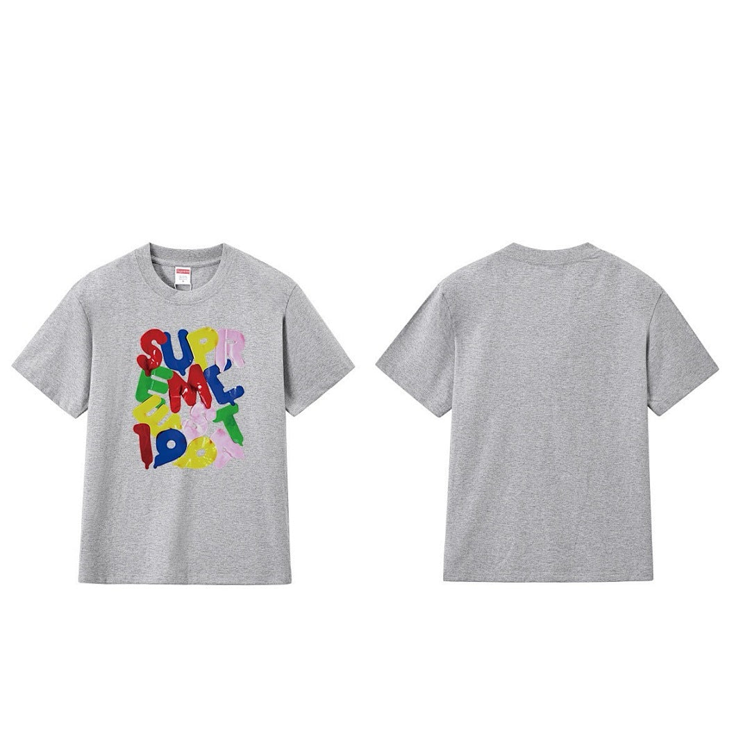 款号M184P40💰 Sup高版本Week 1 Balloons Tee 气球样式Logo圆领短袖T恤 宽松版型 采用260克精梳棉双纱 从面料到辅料全部三标齐全跟足ZP 进口松井公司浆料印花绝不开 - view 4