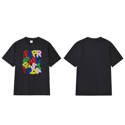 款号M184P40💰 Sup高版本Week 1 Balloons Tee 气球样式Logo圆领短袖T恤 宽松版型 采用260克精梳棉双纱 从面料到辅料全部三标齐全跟足ZP 进口松井公司浆料印花绝不开 - view 6
