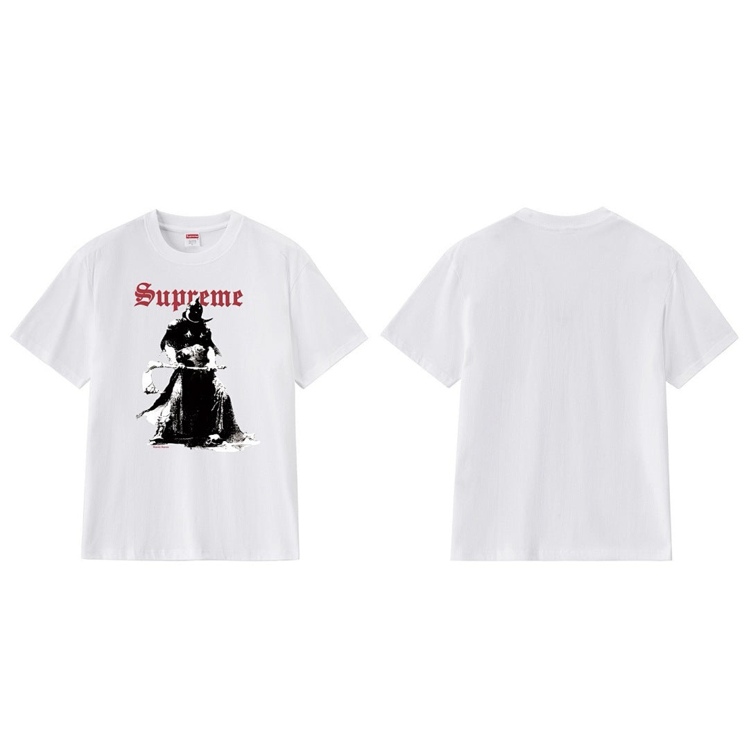款号M188P40💰 美式Sup 联名款 FW24 Tee 怪兽印花图案圆领短袖T恤 宽松版型 采用260克精梳棉双纱 从面料到辅料全部三标齐全跟足ZP 进口松井公司浆料印花绝不开裂 整件做法 - view 5