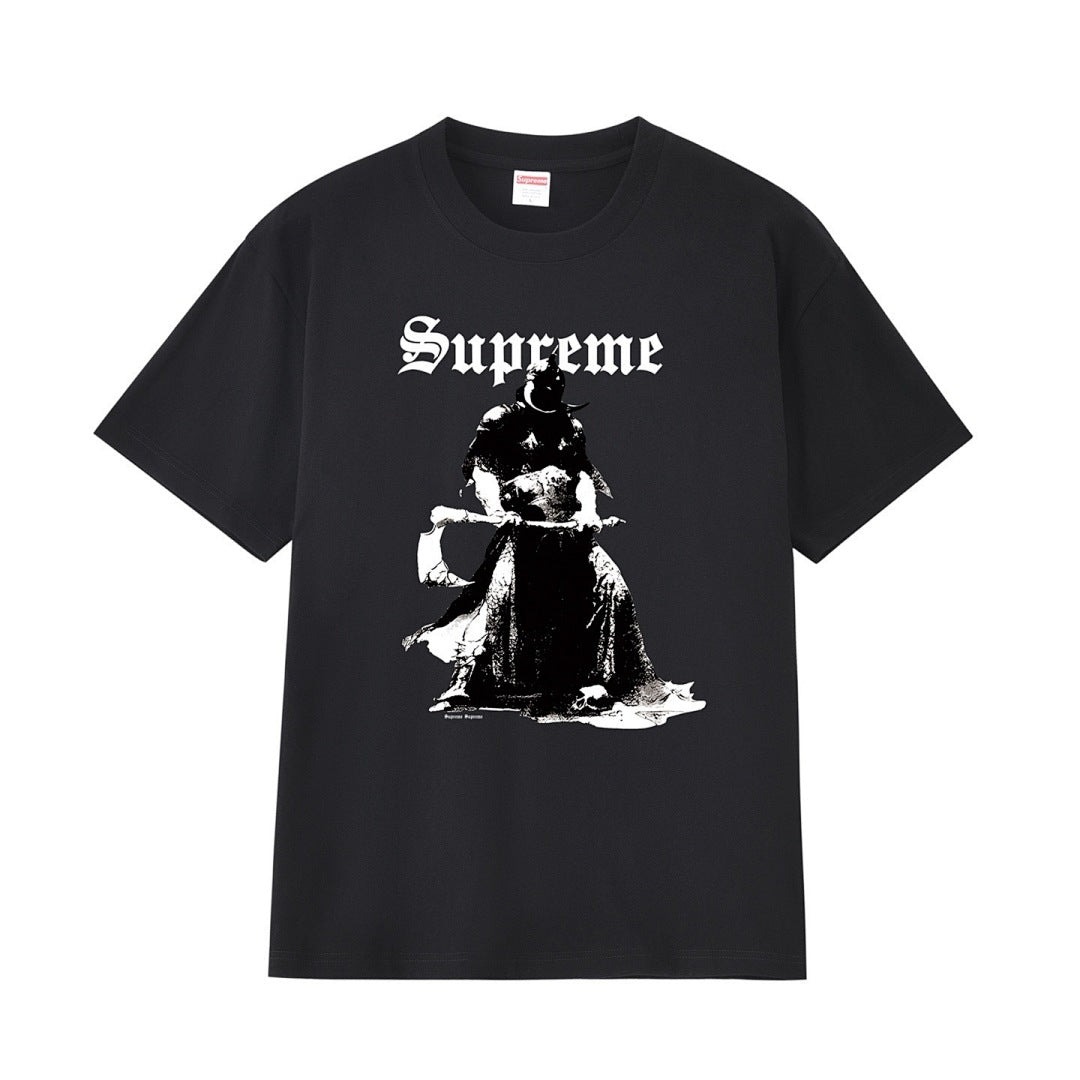 款号M188P40💰 美式Sup 联名款 FW24 Tee 怪兽印花图案圆领短袖T恤 宽松版型 采用260克精梳棉双纱 从面料到辅料全部三标齐全跟足ZP 进口松井公司浆料印花绝不开裂 整件做法 - view 6