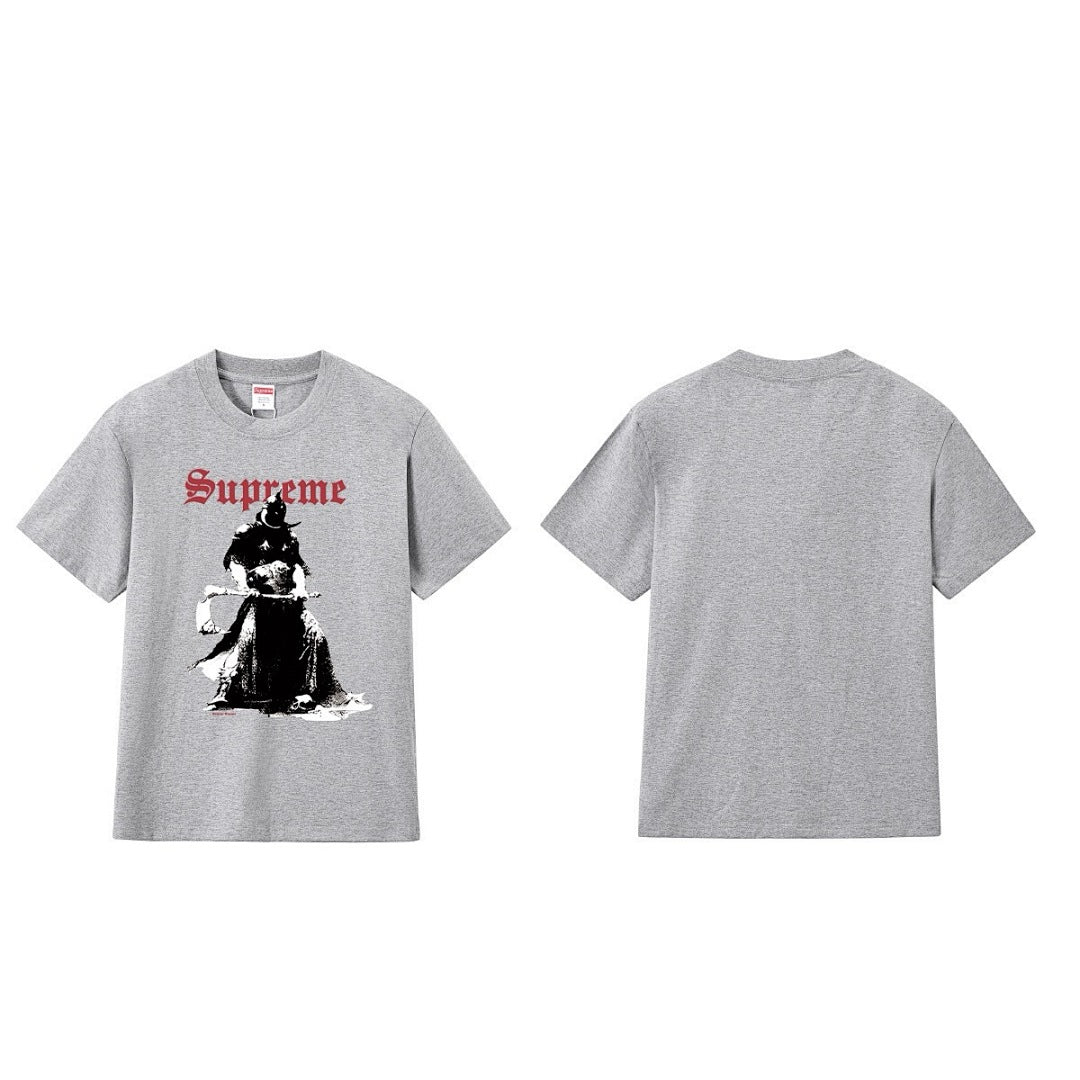 款号M188P40💰 美式Sup 联名款 FW24 Tee 怪兽印花图案圆领短袖T恤 宽松版型 采用260克精梳棉双纱 从面料到辅料全部三标齐全跟足ZP 进口松井公司浆料印花绝不开裂 整件做法 - view 7