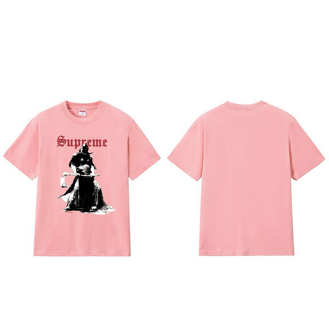 款号M188P40💰 美式Sup 联名款 FW24 Tee 怪兽印花图案圆领短袖T恤 宽松版型 采用260克精梳棉双纱 从面料到辅料全部三标齐全跟足ZP 进口松井公司浆料印花绝不开裂 整件做法 - view 9