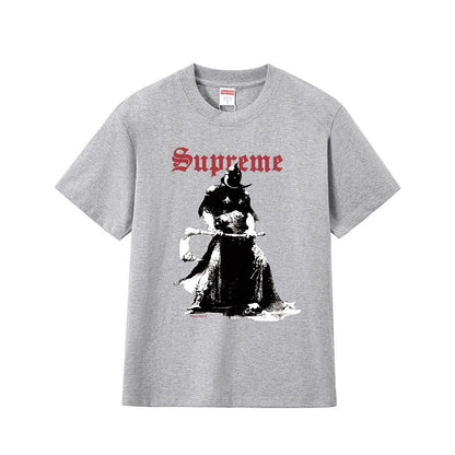 款号M188P40💰 美式Sup 联名款 FW24 Tee 怪兽印花图案圆领短袖T恤 宽松版型 采用260克精梳棉双纱 从面料到辅料全部三标齐全跟足ZP 进口松井公司浆料印花绝不开裂 整件做法 - view 10