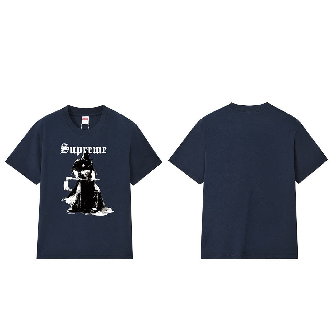 款号M188P40💰 美式Sup 联名款 FW24 Tee 怪兽印花图案圆领短袖T恤 宽松版型 采用260克精梳棉双纱 从面料到辅料全部三标齐全跟足ZP 进口松井公司浆料印花绝不开裂 整件做法 - view 11