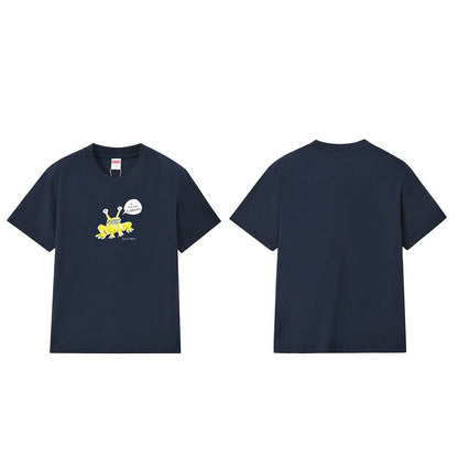 款号M189P40💰 Sup Daniel Johnston Frog Tee 联名款 外星蛙圆领卡通短袖T恤 宽松版型 采用260克精梳棉双纱 从面料到辅料全部三标齐全跟足ZP 进口松井公司浆 - view 1
