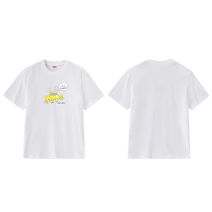 款号M189P40💰 Sup Daniel Johnston Frog Tee 联名款 外星蛙圆领卡通短袖T恤 宽松版型 采用260克精梳棉双纱 从面料到辅料全部三标齐全跟足ZP 进口松井公司浆 - view 9