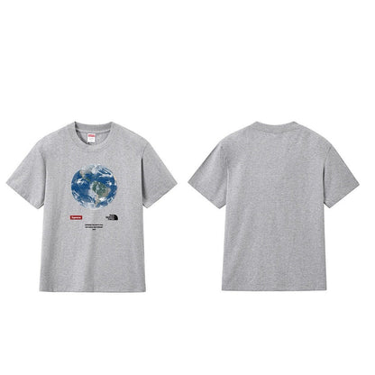 款号M194P40💰 20SS One World Tee同一个地球慈善印花短袖T恤纯棉男女款半袖tee 宽松版型 采用260克精梳棉双纱 从面料到辅料全部三标齐全跟足ZP 进口松井公司浆料印花绝 - view 4