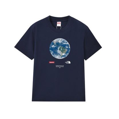 款号M194P40💰 20SS One World Tee同一个地球慈善印花短袖T恤纯棉男女款半袖tee 宽松版型 采用260克精梳棉双纱 从面料到辅料全部三标齐全跟足ZP 进口松井公司浆料印花绝 - view 5