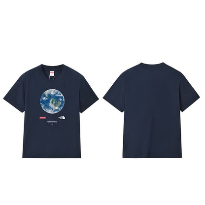 款号M194P40💰 20SS One World Tee同一个地球慈善印花短袖T恤纯棉男女款半袖tee 宽松版型 采用260克精梳棉双纱 从面料到辅料全部三标齐全跟足ZP 进口松井公司浆料印花绝 - view 6