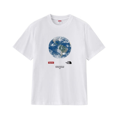 款号M194P40💰 20SS One World Tee同一个地球慈善印花短袖T恤纯棉男女款半袖tee 宽松版型 采用260克精梳棉双纱 从面料到辅料全部三标齐全跟足ZP 进口松井公司浆料印花绝 - view 7