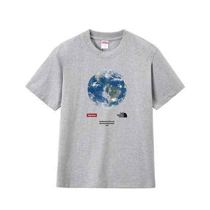 款号M194P40💰 20SS One World Tee同一个地球慈善印花短袖T恤纯棉男女款半袖tee 宽松版型 采用260克精梳棉双纱 从面料到辅料全部三标齐全跟足ZP 进口松井公司浆料印花绝 - view 9