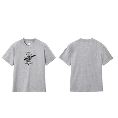 款号M196P40💰 Sup 21FW Rocker Tee 摇滚吉他手小孩卡通图案短袖T恤男女款情侣款潮 宽松版型 采用260克精梳棉双纱 从面料到辅料全部三标齐全跟足ZP 进口松井公司浆料印花 - view 5