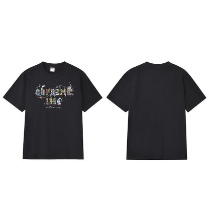 款号M198P40💰 Sup SS24夏季T恤系列WEEK19 卡通logo字母印花纯棉圆领短袖体恤 宽松版型 采用260克精梳棉双纱 从面料到辅料全部三标齐全跟足ZP 进口松井公司浆料印花绝不开 - view 8