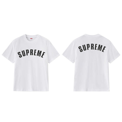 款号M200P40💰 Sup 爆裂 龟裂纹字母LOGO短袖 男女款休闲宽松T恤潮 宽松版型 采用260克精梳棉双纱 从面料到辅料全部三标齐全跟足ZP 进口松井公司浆料印花绝不开裂 整件做法采用 - view 5