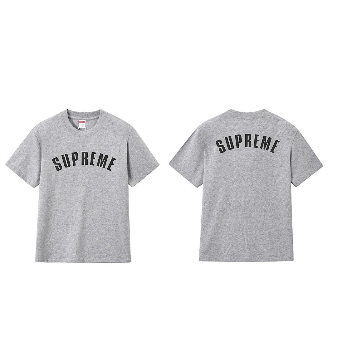 款号M200P40💰 Sup 爆裂 龟裂纹字母LOGO短袖 男女款休闲宽松T恤潮 宽松版型 采用260克精梳棉双纱 从面料到辅料全部三标齐全跟足ZP 进口松井公司浆料印花绝不开裂 整件做法采用 - view 6
