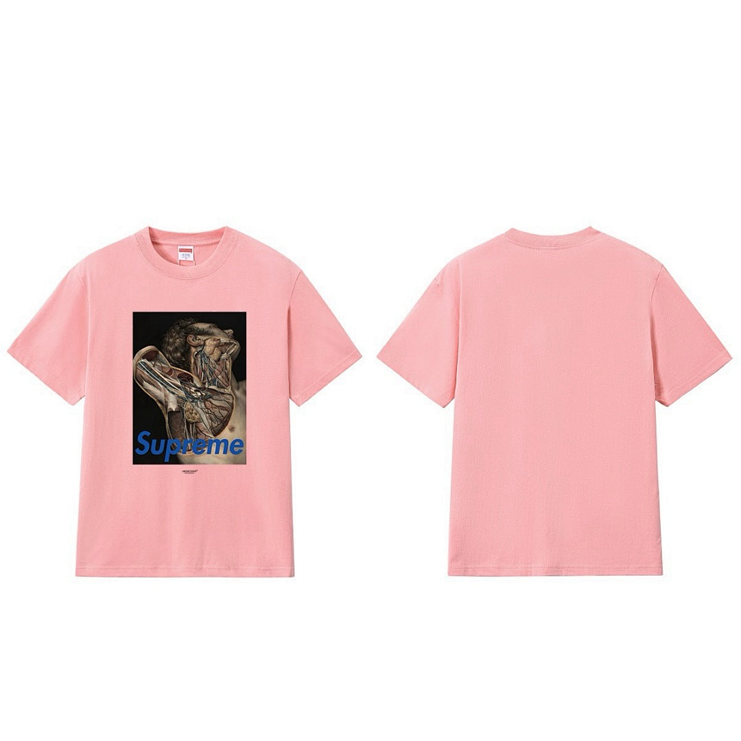 款号M201P40💰 Supreme Undercover Public Enemy联名解刨 人民公敌靶心短袖 宽松版型 采用260克精梳棉双纱 从面料到辅料全部三标齐全跟足ZP 进口松井公司浆料 - view 1