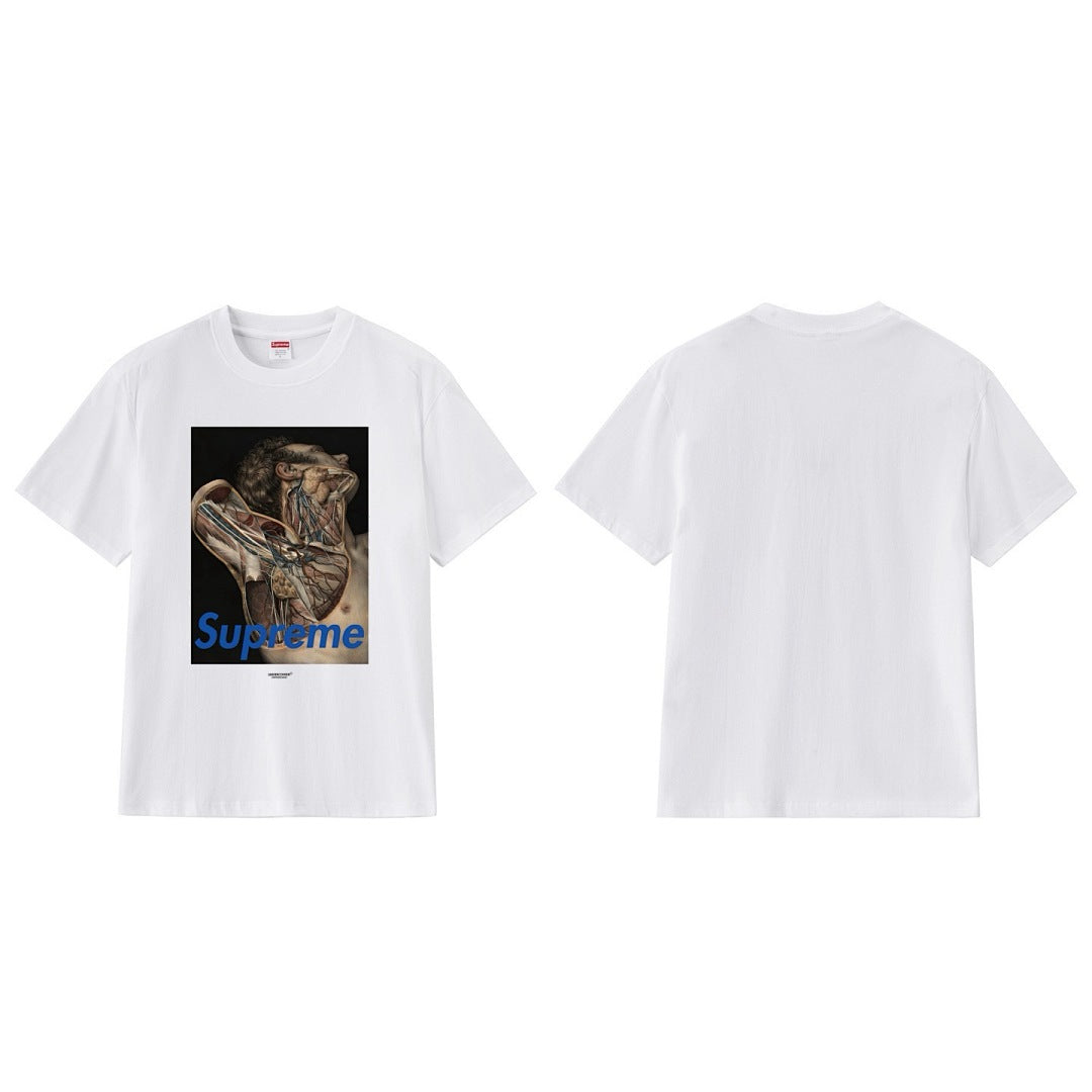 款号M201P40💰 Supreme Undercover Public Enemy联名解刨 人民公敌靶心短袖 宽松版型 采用260克精梳棉双纱 从面料到辅料全部三标齐全跟足ZP 进口松井公司浆料 - view 7