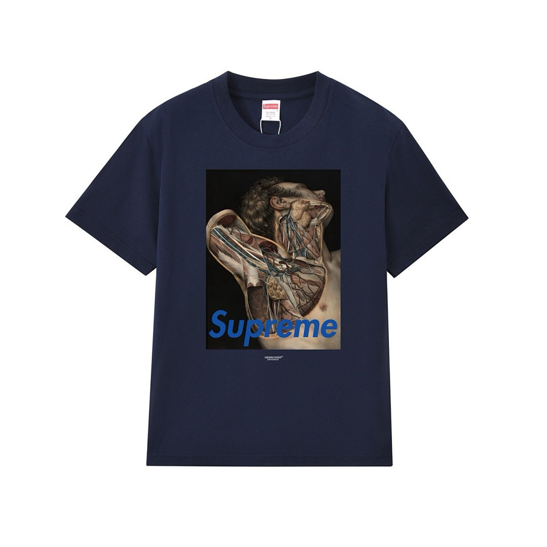 款号M201P40💰 Supreme Undercover Public Enemy联名解刨 人民公敌靶心短袖 宽松版型 采用260克精梳棉双纱 从面料到辅料全部三标齐全跟足ZP 进口松井公司浆料 - view 8