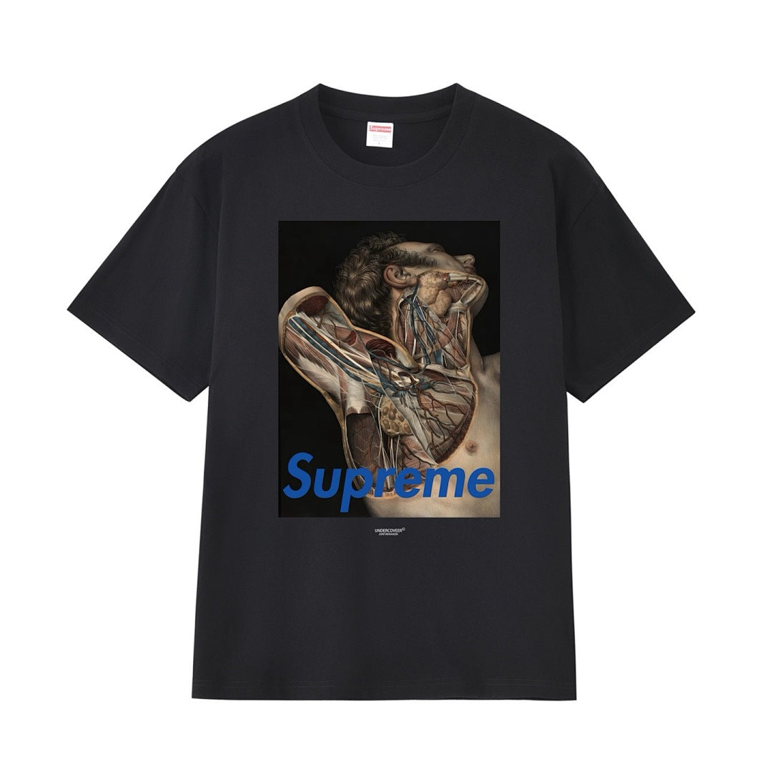 款号M201P40💰 Supreme Undercover Public Enemy联名解刨 人民公敌靶心短袖 宽松版型 采用260克精梳棉双纱 从面料到辅料全部三标齐全跟足ZP 进口松井公司浆料 - view 11