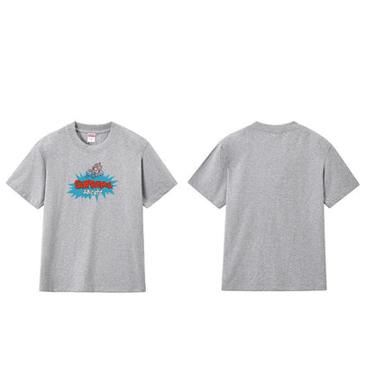 款号M205#P40💰 SUPREME 象神爆炸LOGO印花短袖 宽松版型 采用260克精梳棉双纱 从面料到辅料全部三标齐全跟足ZP 进口松井公司浆料印花绝不开裂 整件做法采用三针五线工艺领口 - view 5