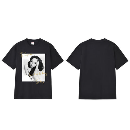 款号M211P40💰 Supreme 17SS Sade Tee 萨德 歌手人物照 签名 圆领潮流短袖T恤 宽松版型 采用260克精梳棉双纱 从面料到辅料全部三标齐全跟足ZP 进口松井公司浆料印花 - view 11