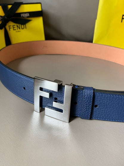 Fendi Men’s FF Zucca Monogram Belt – Luxury Canvas & Leather