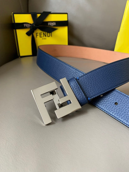 Fendi Men’s FF Zucca Monogram Belt – Luxury Canvas & Leather
